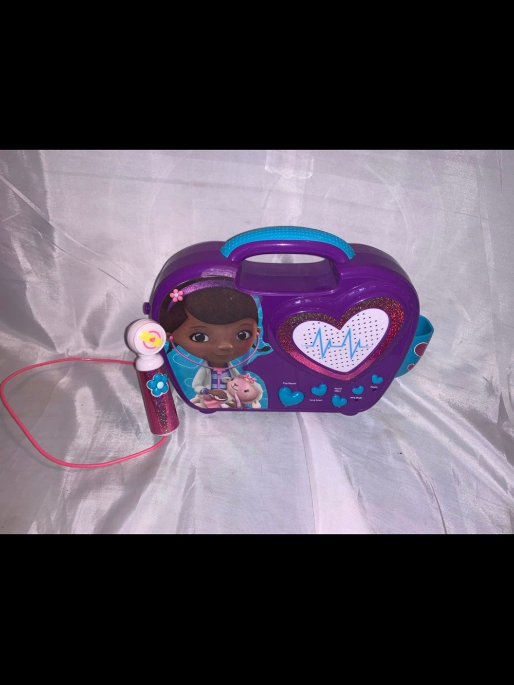 Doc McStuffins Get Better Talking Medical Kit Toy Purple Doctor Bag Lights Sound